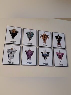 Dark Adventure Time Wall Art 8 Set Prints